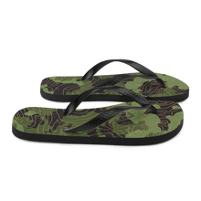 Green Camoline Flip-Flops by Design Express