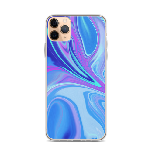 iPhone 11 Pro Max Purple Blue Watercolor iPhone Case by Design Express