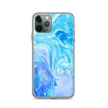 iPhone 11 Pro Blue Watercolor Marble iPhone Case by Design Express