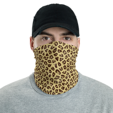 Default Title Yellow Leopard Print Neck Gaiter Masks by Design Express