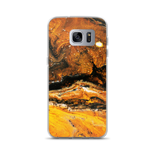 Samsung Galaxy S7 Edge Yellow Orange Abstract Samsung Case by Design Express