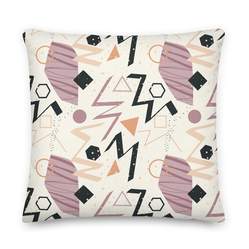 22×22 Mix Geometrical Pattern 02 Premium Pillow by Design Express