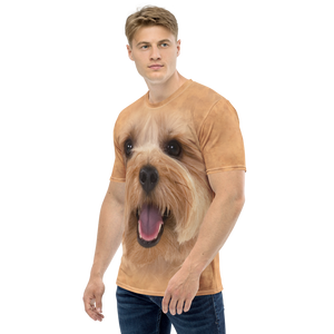 Yorkie Dog Men's T-shirt by Design Express