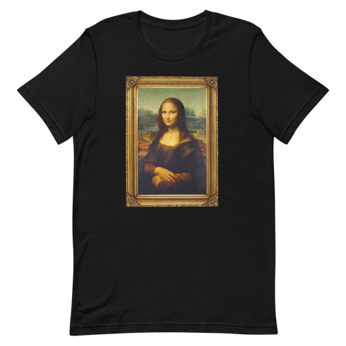 XS Monalisa in Frame Unisex T-Shirt by Design Express