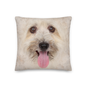 18×18 Bichon Havanese Dog Premium Pillow by Design Express