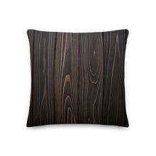 Black Wood Square Premium Pillow by Design Express