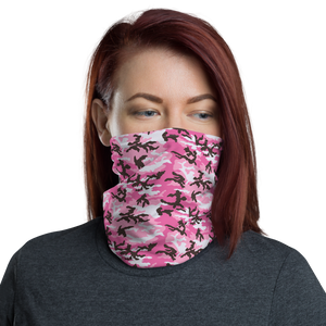 Default Title Pink Camo Neck Gaiter Masks by Design Express