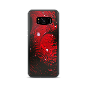 Samsung Galaxy S8 Black Red Abstract Samsung Case by Design Express