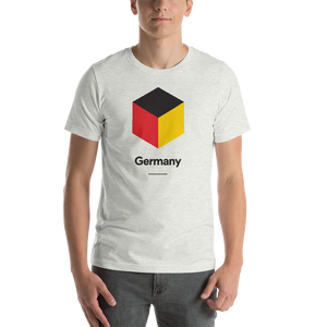 Ash / S Germany "Cubist" Unisex T-Shirt by Design Express