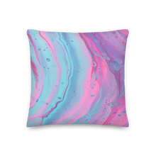 18×18 Multicolor Abstract Background Premium Pillow by Design Express