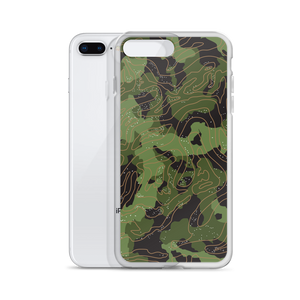 Green Camoline iPhone Case by Design Express
