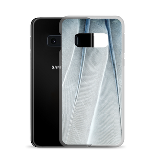 White Feathers Texture Samsung Case by Design Express