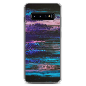 Samsung Galaxy S10+ Purple Blue Abstract Samsung Case by Design Express