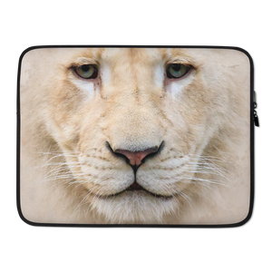 15 in White Lion Laptop Sleeve by Design Express