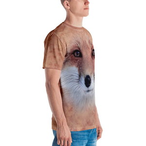 Red Fox "All Over Animal" Men's T-shirt All Over T-Shirts by Design Express
