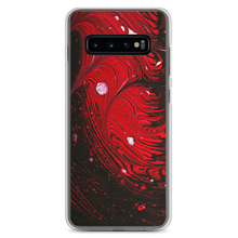 Samsung Galaxy S10+ Black Red Abstract Samsung Case by Design Express