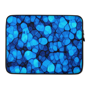 15 in Crystalize Blue Laptop Sleeve by Design Express