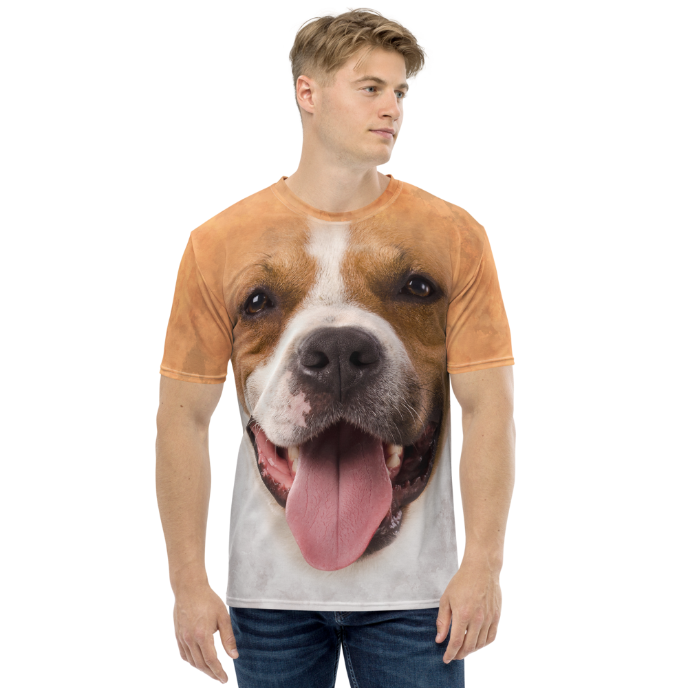 XS Pit Bull Dog Men's T-shirt by Design Express