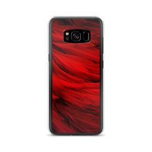 Samsung Galaxy S8 Red Feathers Samsung Case by Design Express