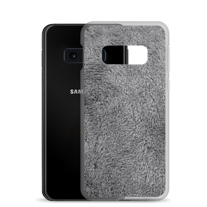 Soft Grey Fur Print Samsung Case by Design Express