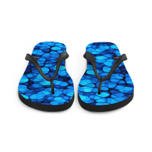 Crystalize Blue Flip-Flops by Design Express