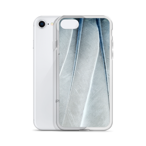 White Feathers Texture iPhone Case by Design Express