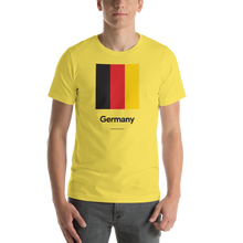 Yellow / S Germany "Block" Unisex T-Shirt by Design Express