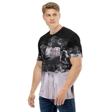Black & White Abstract Painting Men's T-shirt by Design Express