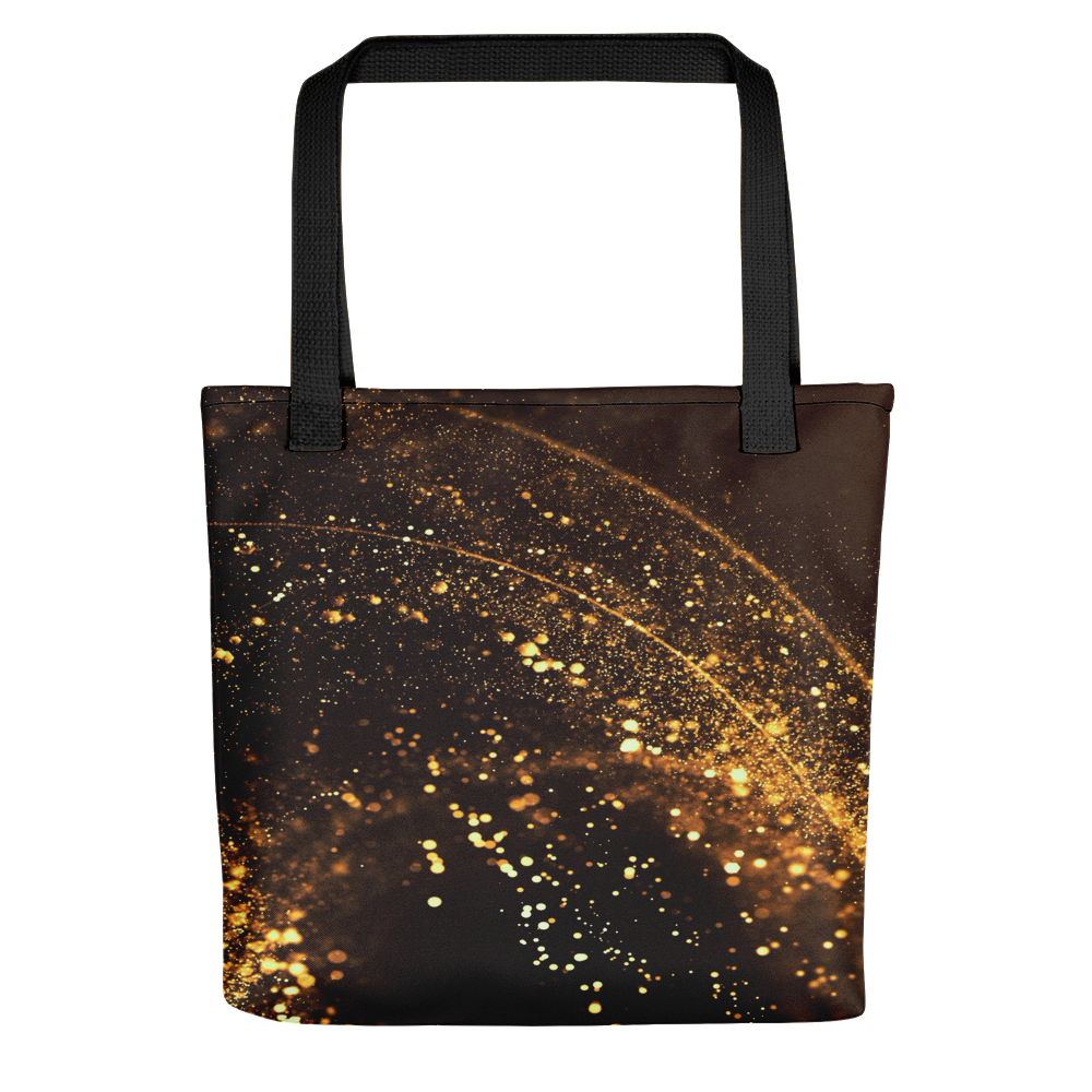 Default Title Gold Swirl Tote Bag by Design Express
