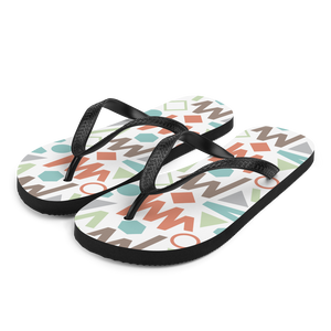 S Soft Geometrical Pattern 02 Flip-Flops by Design Express