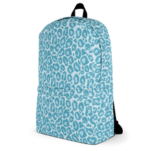 Teal Leopard Print Backpack by Design Express