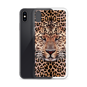 Leopard Face iPhone Case by Design Express