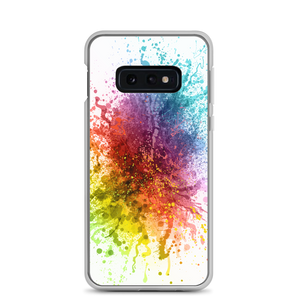 Samsung Galaxy S10e Rainbow Paint Splash Samsung Case by Design Express