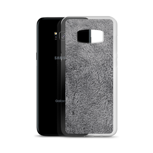 Soft Grey Fur Print Samsung Case by Design Express