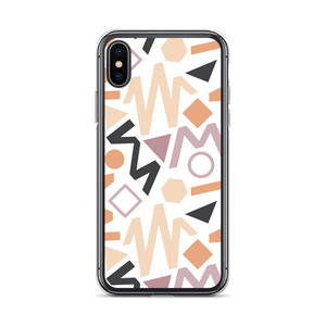 iPhone X/XS Soft Geometrical Pattern iPhone Case by Design Express