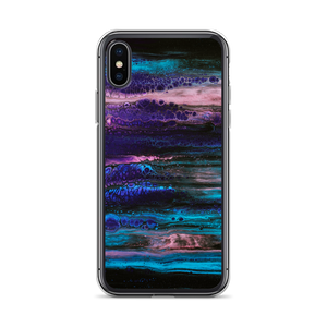 iPhone X/XS Purple Blue Abstract iPhone Case by Design Express