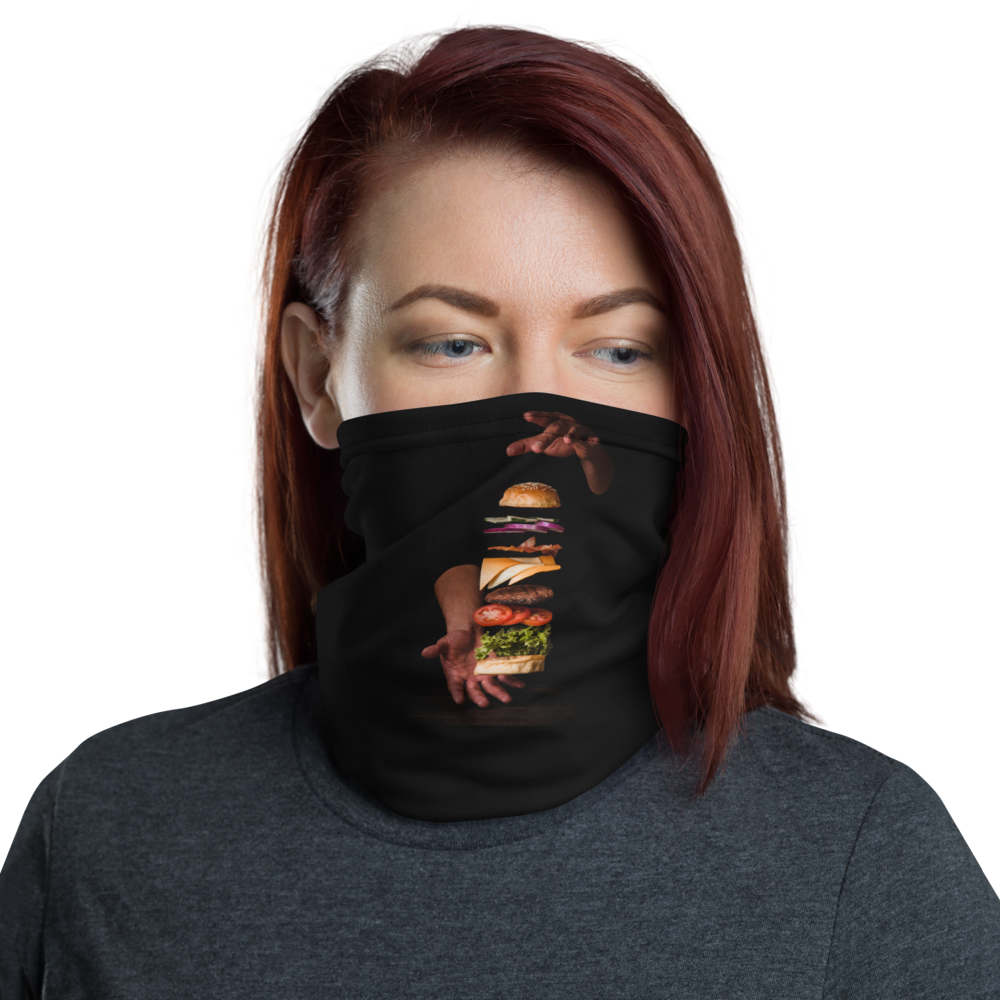 Default Title Burger Mask Neck Gaiter by Design Express