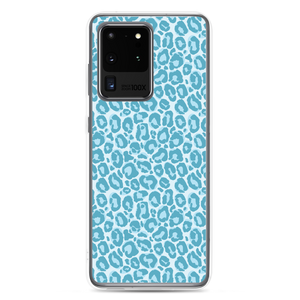 Samsung Galaxy S20 Ultra Teal Leopard Print Samsung Case by Design Express