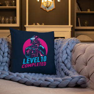 Darth Vader Level 10 Completed (Dark) Premium Pillow by Design Express