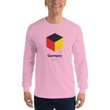 Light Pink / S Germany "Cubist" Long Sleeve T-Shirt by Design Express