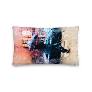 Rainy Blury Rectangle Premium Pillow by Design Express
