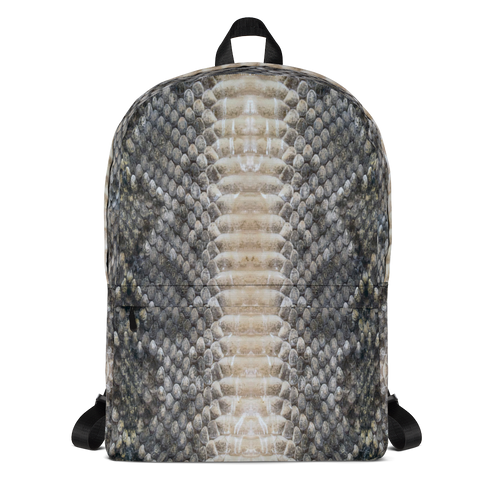 Default Title Snake Skin Print Backpack by Design Express