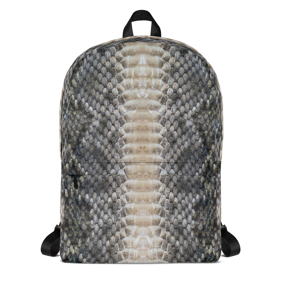 Default Title Snake Skin Print Backpack by Design Express
