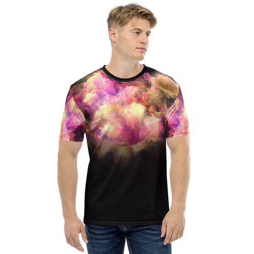 XS Nebula Water Color Men's T-shirt by Design Express
