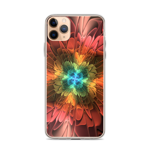 iPhone 11 Pro Max Abstract Flower 03 iPhone Case by Design Express