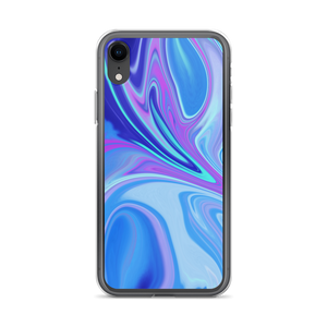 iPhone XR Purple Blue Watercolor iPhone Case by Design Express