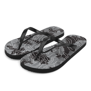 S Grey Black Camoline Flip-Flops by Design Express