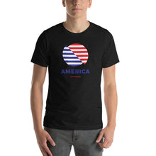 Dark Grey Heather / S America "The Rising Sun" Short-Sleeve Unisex T-Shirt by Design Express