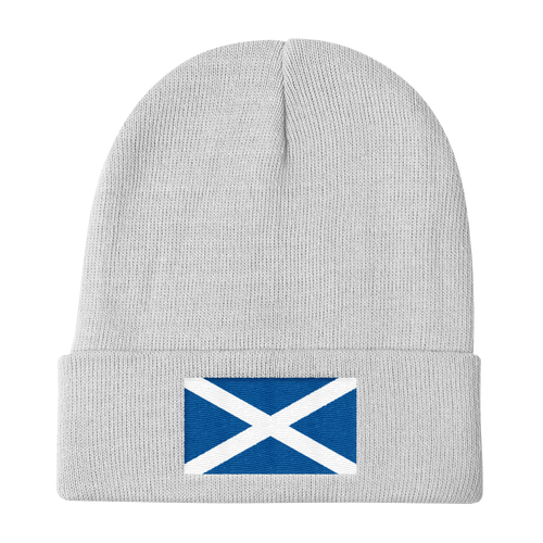 White Scotland Flag 