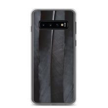 Samsung Galaxy S10 Black Feathers Samsung Case by Design Express
